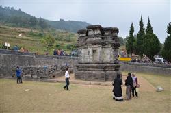 Tempel op het Dieng Plateau